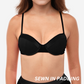 SADIE Black Underwire Bikini Top