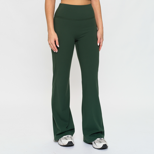 LOGAN-FLARE Evergreen Flare Legging - SHORT